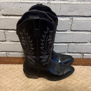 Black Western Cowboy Boots